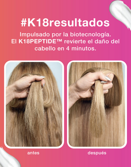 k18 Hair PEPTIDE 50 ML  PACK + PLAYLIST GRATIS + ENVIO GRATIS + TUTORIAL