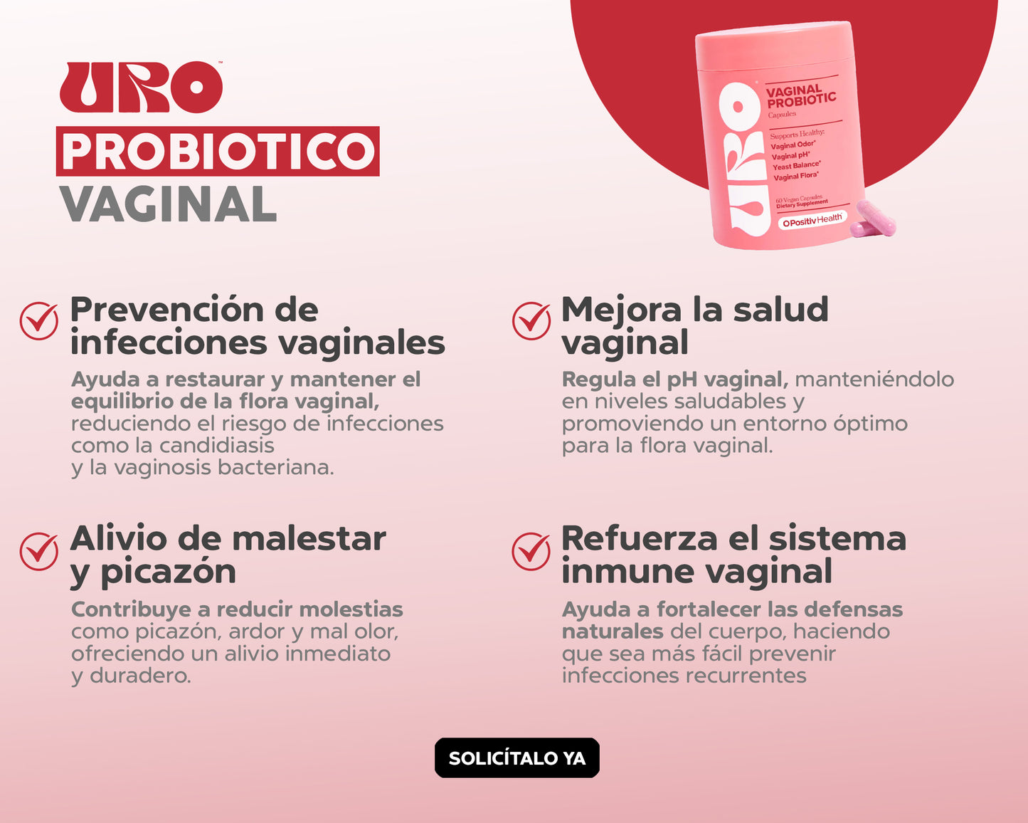 Uro vaginal Probiotic (Original + envío gratis)